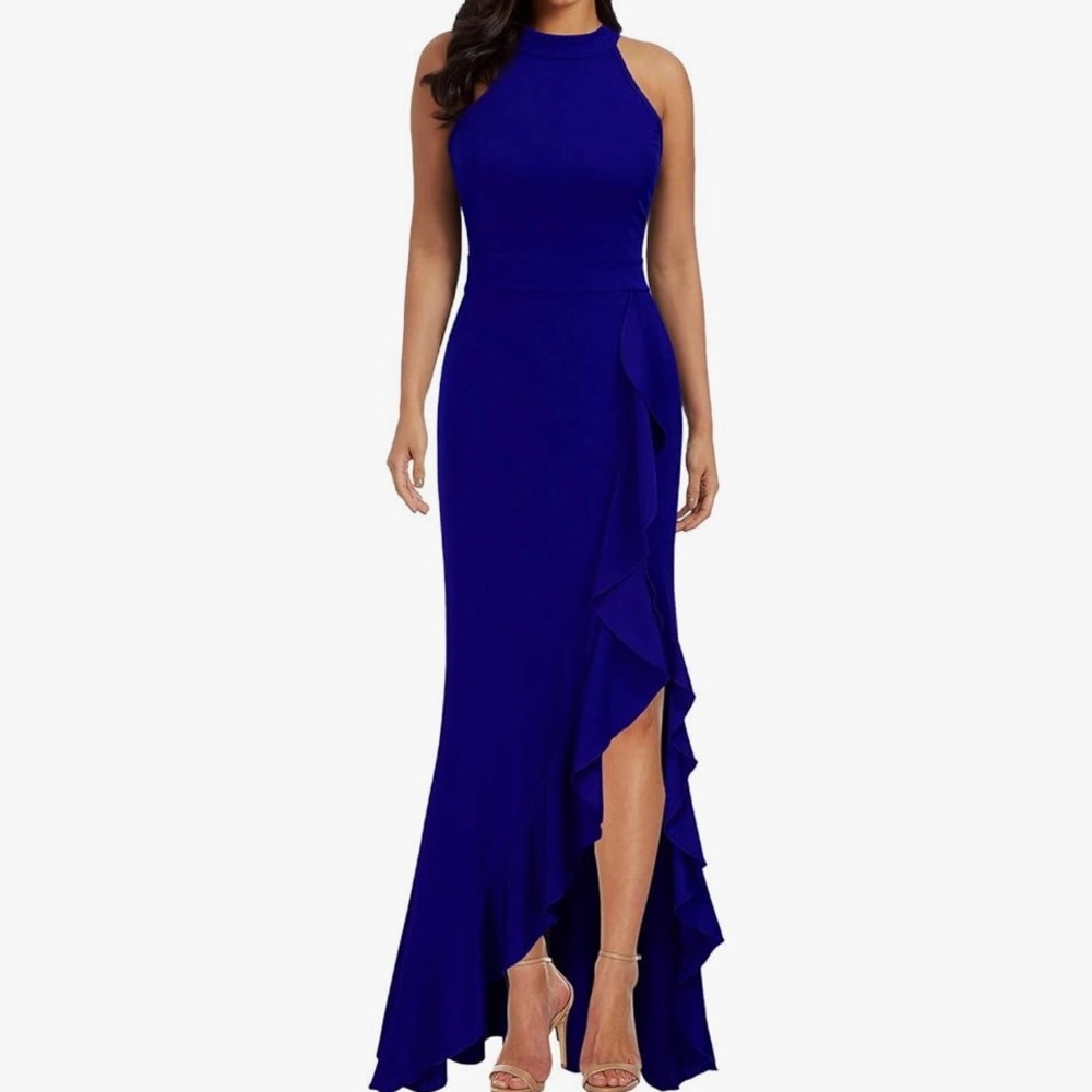 Elegant Blue Evening Gown
